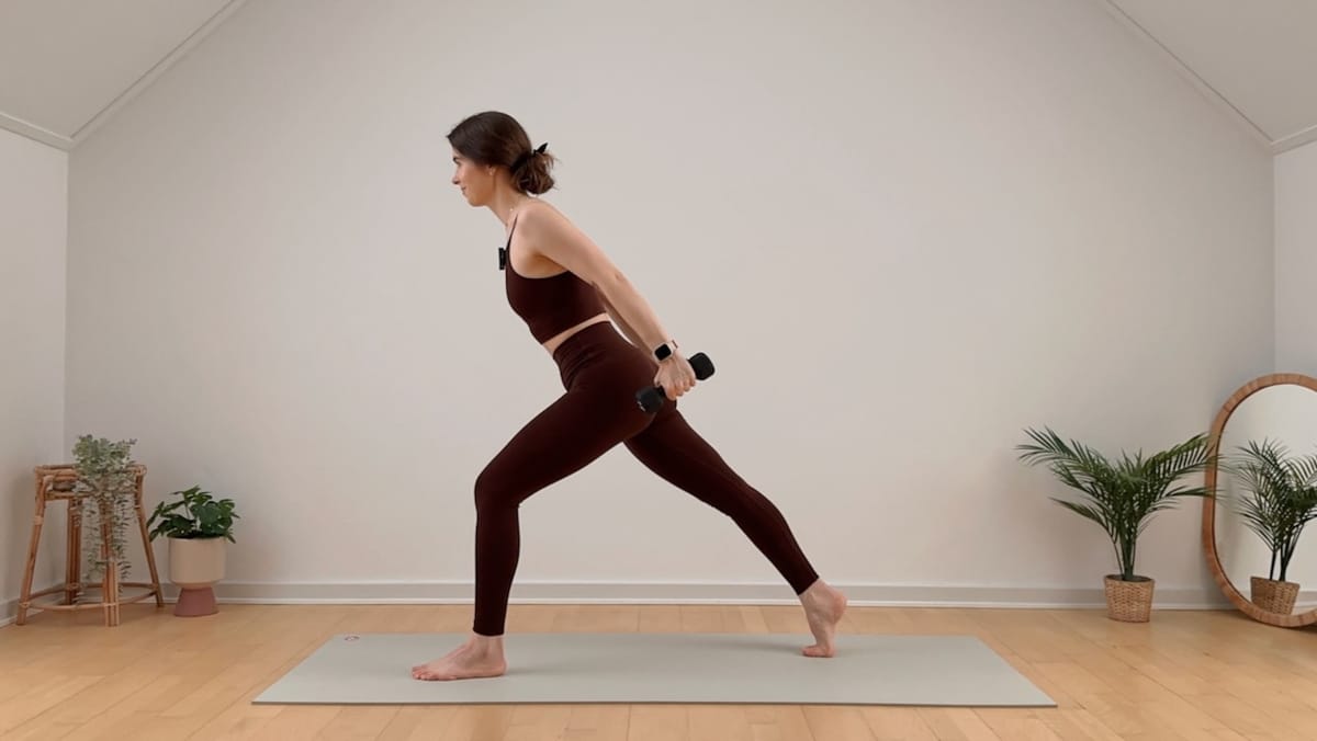 Day 6 ✨ 10 MIN YOGA SCULPT || Full Body Workout with weights – 10 Days, 10 Minutes Yoga