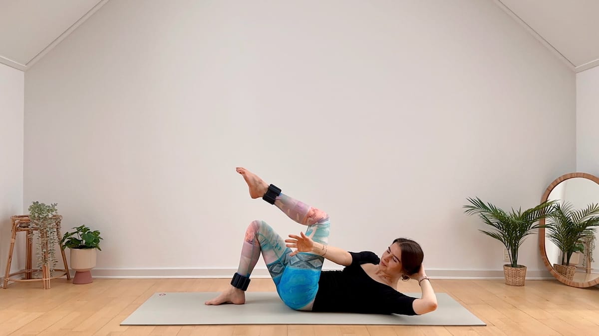 15 MIN ABS & CORE || Express Pilates Workout - Ankle Weights optional 🫶 easy on hands & wrists
