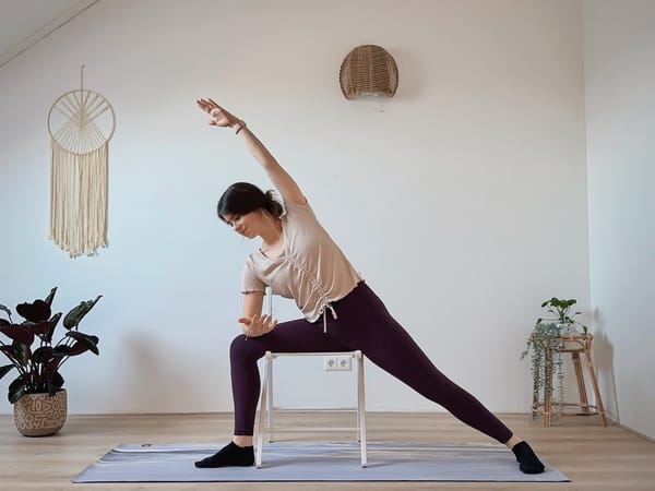 20 MIN CHAIR YOGA || Balance, Stretch & Release (Beginner & Yoga for TBI Recovery)