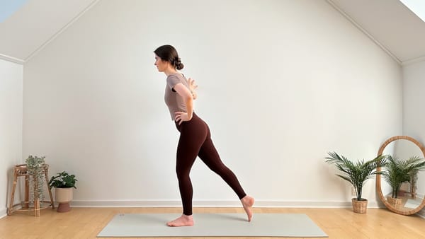 10 MIN YOGA FOR TBI RECOVERY || Gentle Yoga for Balance – standing, no music, easy on hands & wrists